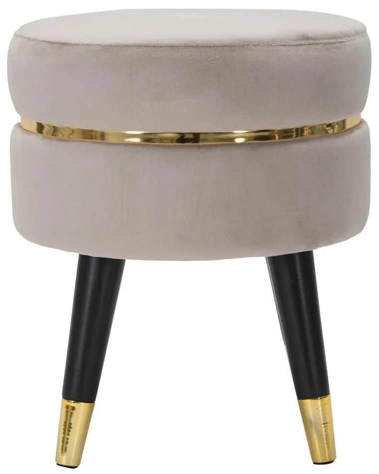 Bézs bársony lábtartó Paris – Mauro Ferretti