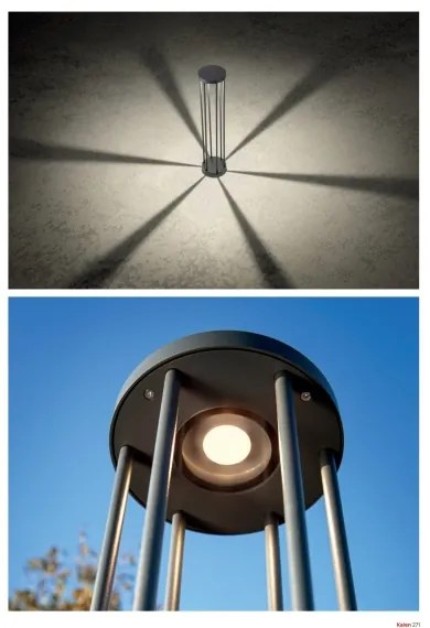 Redo 90579 - LED kültéri lámpa KALEN LED/8W/230V 3000K 75 cm IP65 antracit