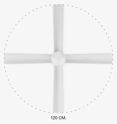 FARO 33756 - LED Mennyezeti ventilátor FRASER LED/16W/230V fehér á.120 cm + távirányítás