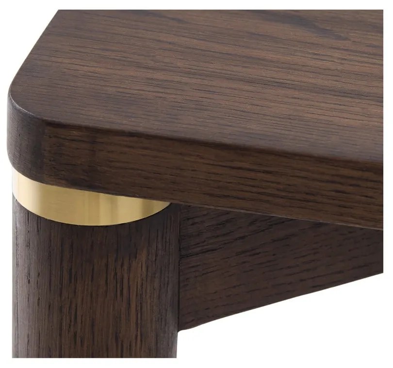 Barna bővíthető étkezőasztal 95x180 cm Arun – Unique Furniture