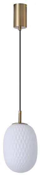 Csillár zsinóron 1xE14/25W/230V fehér átm. 15 cm