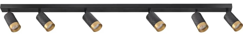spotlámpa ARRAS 6xGU10/10W/230V fekete
