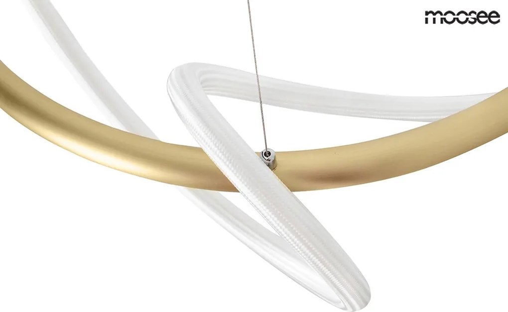 KING HOME MSE010100236 SERPIENTE Modern Led Függesztett Lámpa Arany LED IP20
