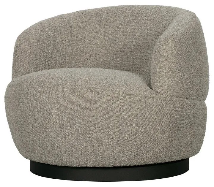 Világosszürke forgó fotel Wolly – WOOOD