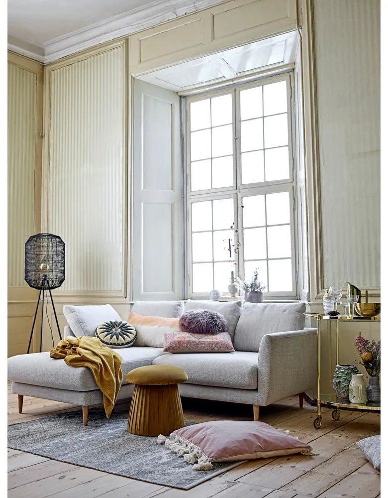 Mustársárga puff Roberta - Bloomingville