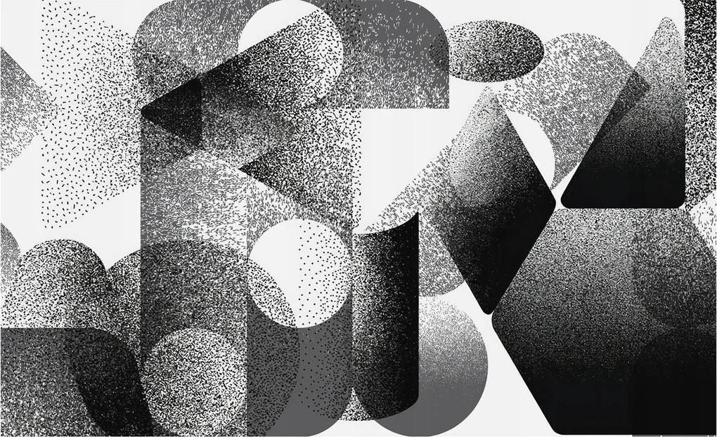 Fotótapéta Flizelin Fali szett Geometrikus formák 416x254 +ragasztó