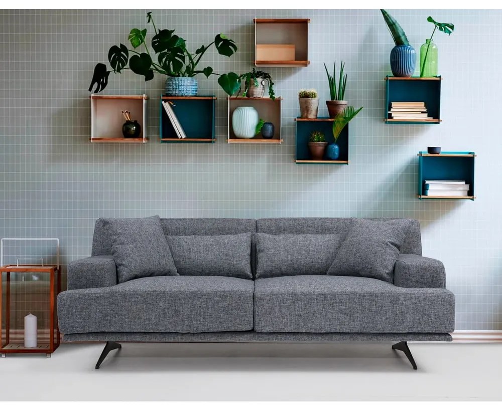 Sötétszürke kanapé 200 cm Bentley – Balcab Home