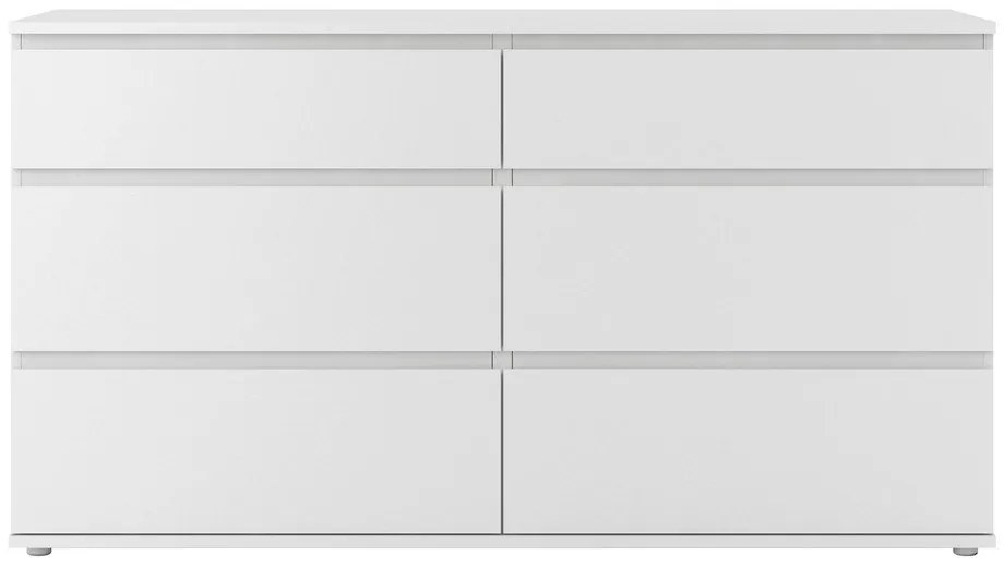 Fehér alacsony komód 153x84 cm Nova – Tvilum