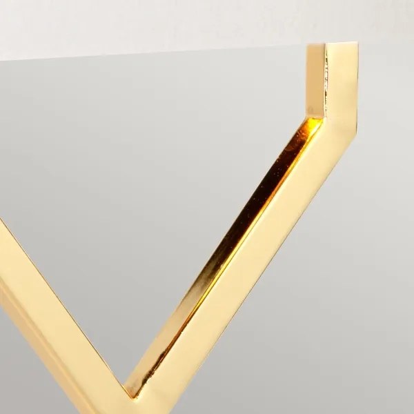 Elstead CROSS-TL-IVORY - Asztali lámpa CROSS 1xE27/60W/230V arany/fehér