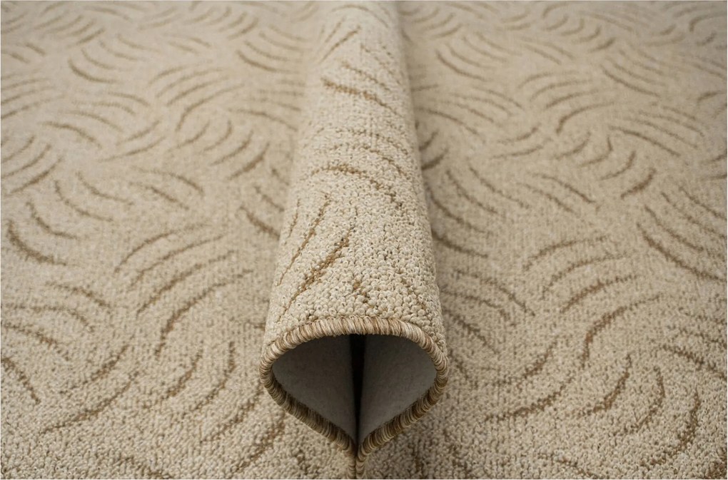 Presto Hurkapálca Bézs Szőnyeg Filc Mintával 350x400 cm