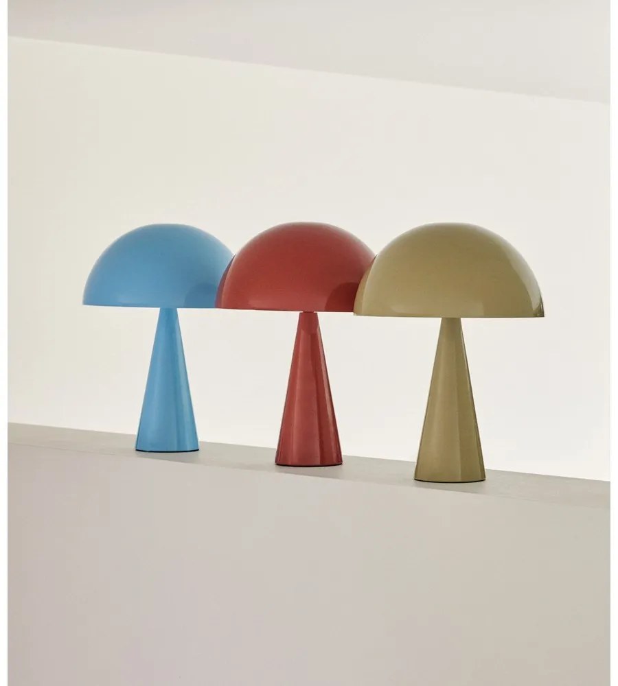 Világoskék asztali lámpa (magasság 33 cm) Mush – Hübsch