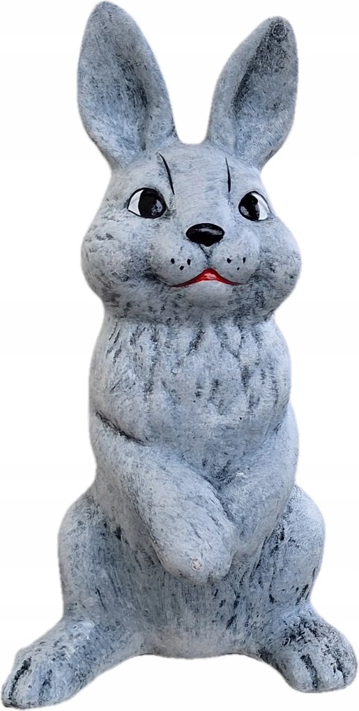 Nyuszi Kerámia Nyuszi Nyúl Szürke Kerti Figura