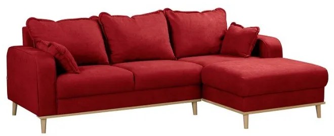 Piros sarokkanapé (jobb oldali) Beata – Ropez