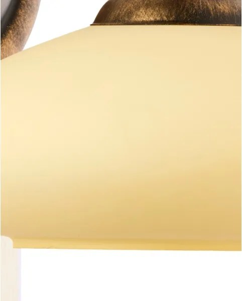 Brilagi - MOLLERO fali lámpa 1xE27/15W/230V bronz/patina