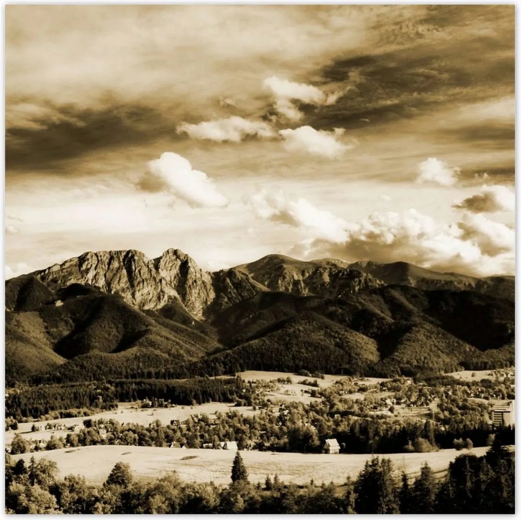 Poszterek 70x70 Tátra Lengyel hegyek Kilátás