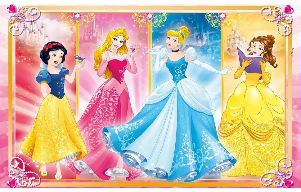 Disney Hercegnők Doers 2x60 db-os puzzle Clementoni
