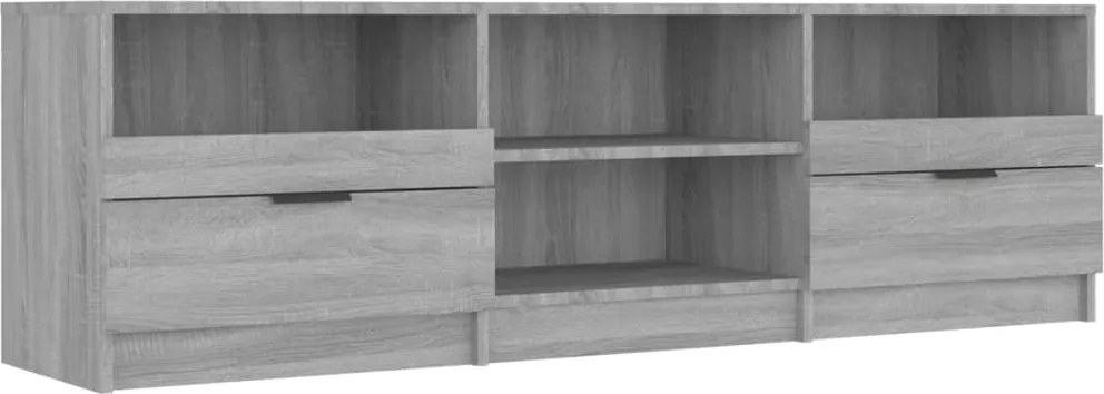 vidaXL szürke sonoma színű szerelt fa TV-szekrény 150 x 33,5 x 45 cm