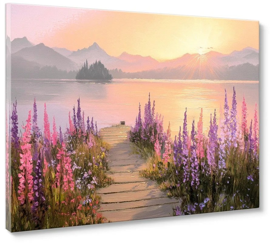 Kép 113x85 cm Lupine Shore – Styler