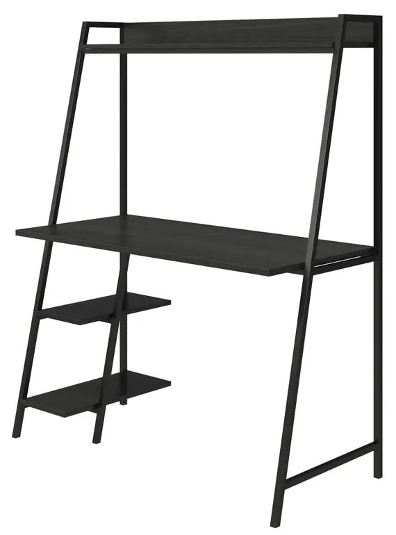 Fali íróasztal tölgyfa dekoros asztallappal 51x111 cm Bushwick – Novogratz