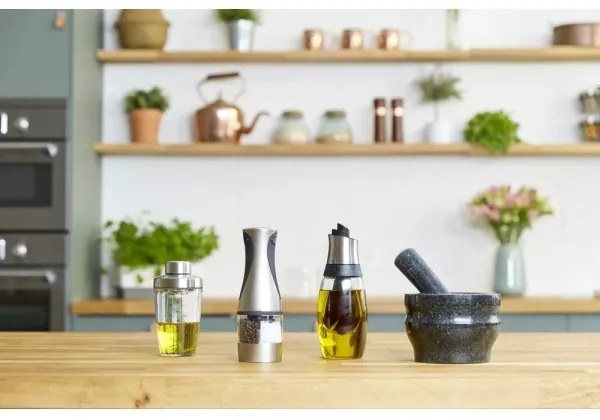 Cole&Mason - GRANITE gránit mozsár és törő, 18 cm, gránit/fekete