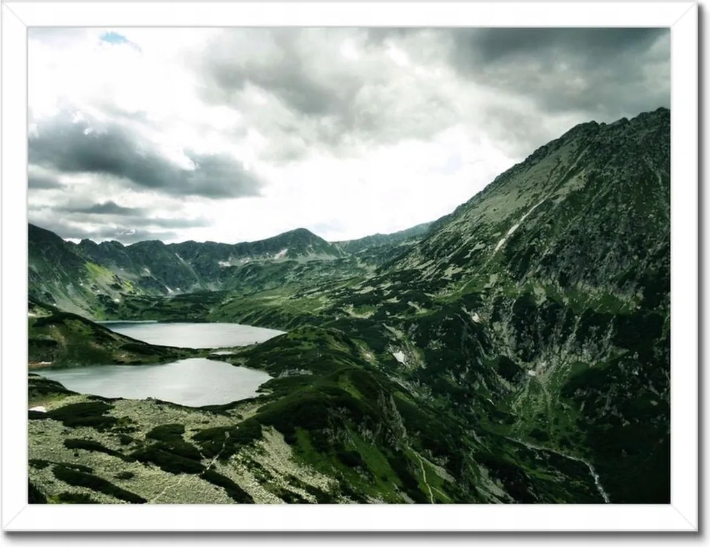 Poszterek keretben 40x30 Tátra Lengyel hegyek Kilátás