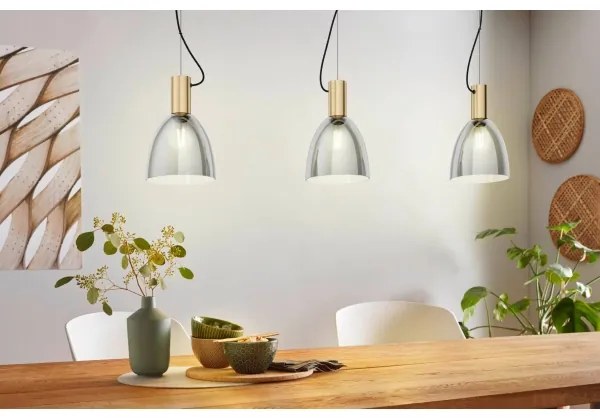 Eglo 99314 - Csillár zsinóron LEBALIO 3xE27/40W/230V