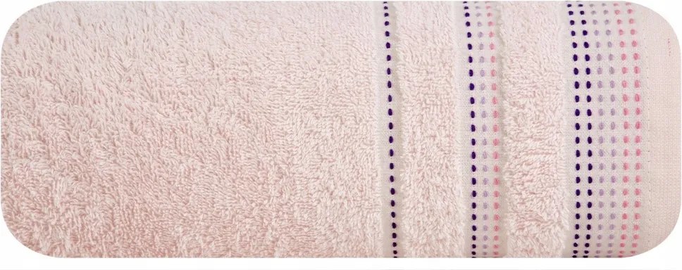 Törölköző 70x140 rózsaszín frottír 500 g/m2