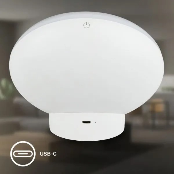 Brilo - TARA dimmelhető, tölthető LED RGBIC asztali lámpa LED/6W/5V Wi-Fi Tuya+távirányító