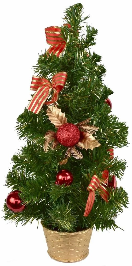 Caronia karácsonyi díszített fa, 45 cm