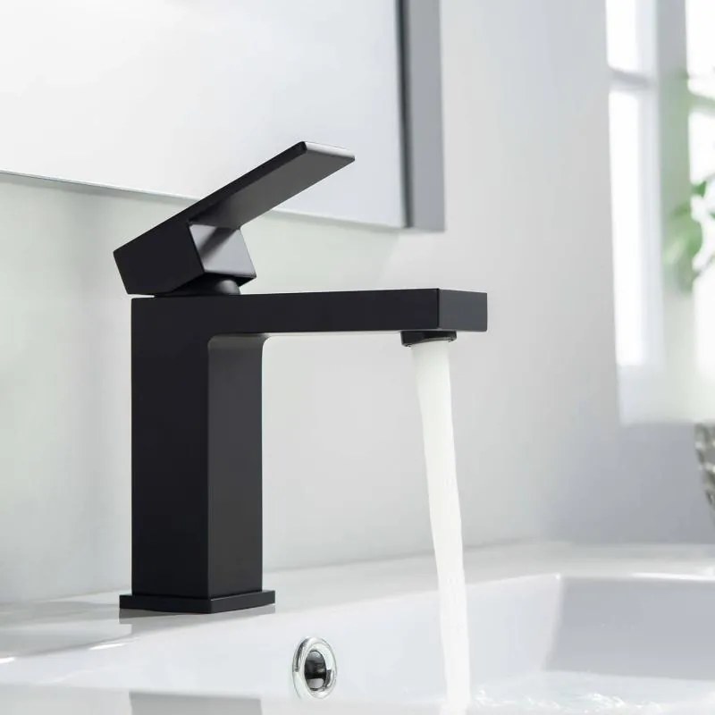 AREZZO design CUBEFIELD mosdócsaptelep, fekete