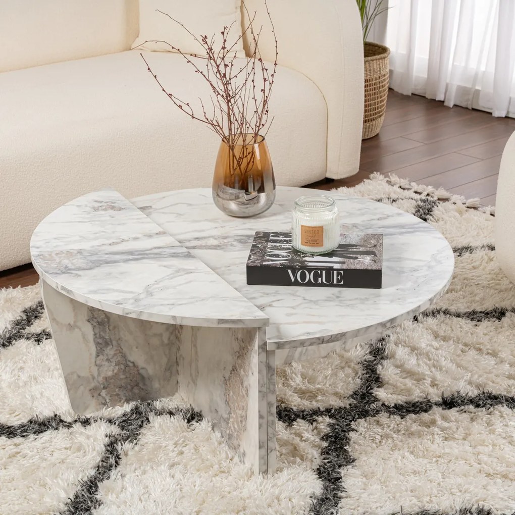Orion Freesia Marble konferenciaasztal
