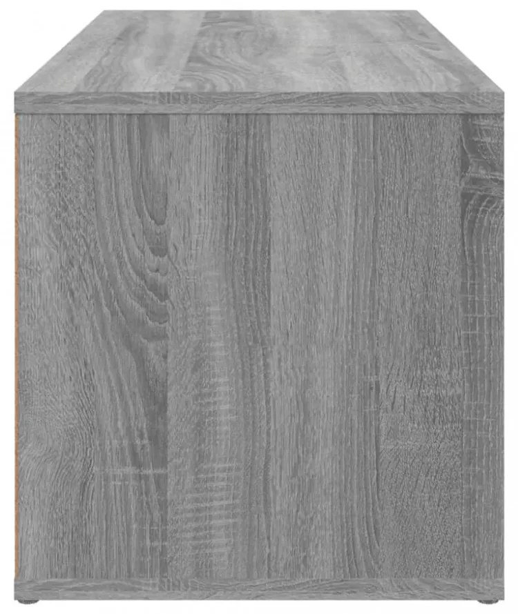 szürke sonoma színű szerelt fa TV-szekrény 80 x 34 x 36 cm