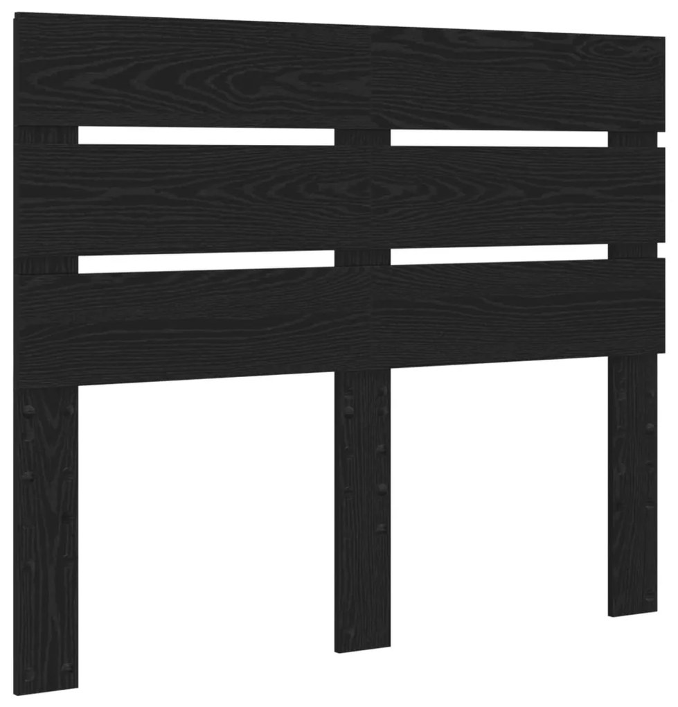 vidaXL Ágykeret fiókkal fejtámlával Fekete tölgy 120 x 190 cm Faanyag