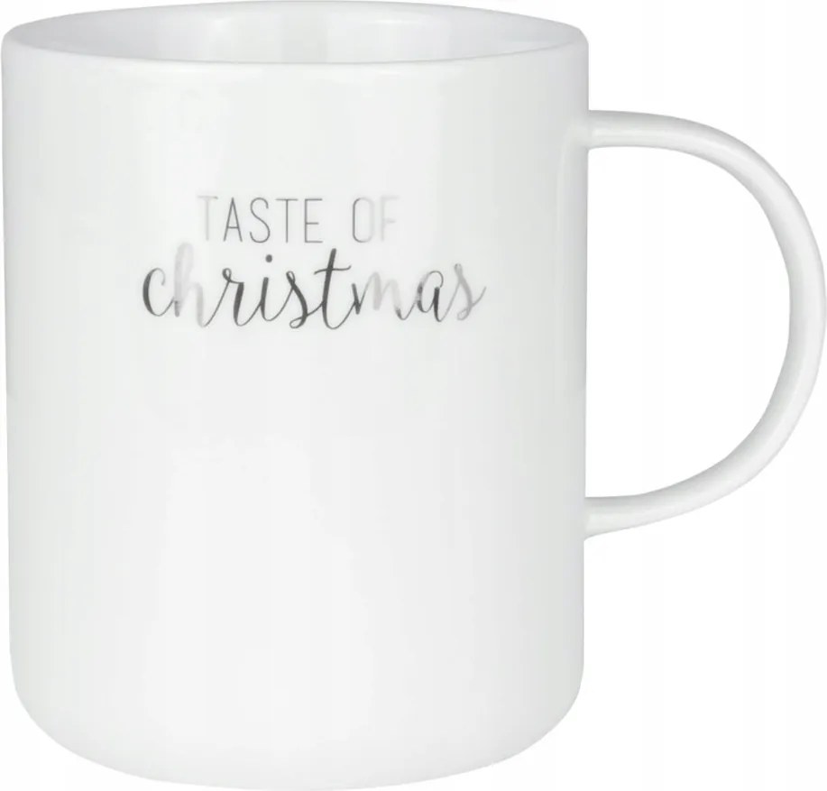 Rader Christmas Porcelán Karácsonyi Bögre Ezüst Felirat Christmas Taste