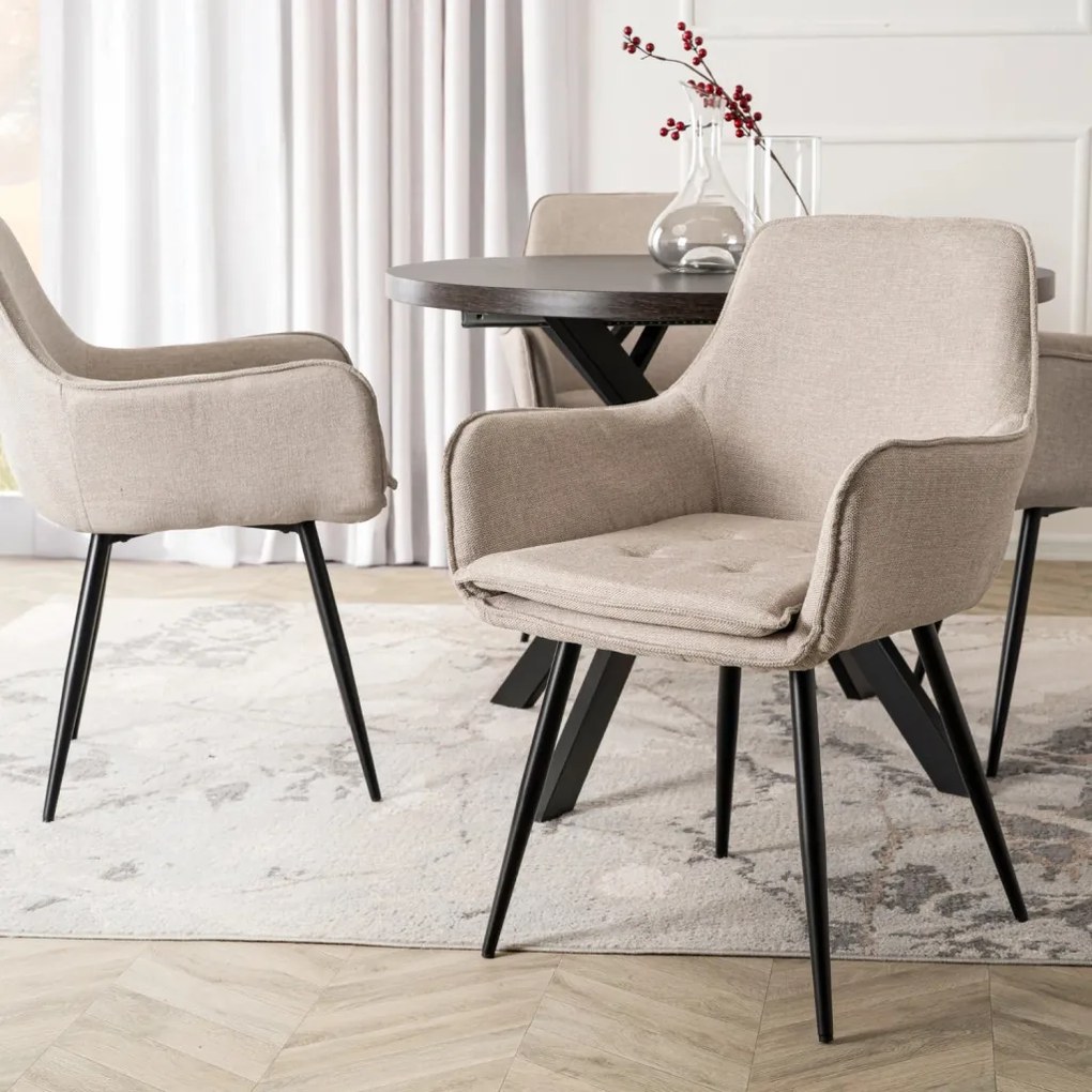 Krzesło EDRICK Kremowe