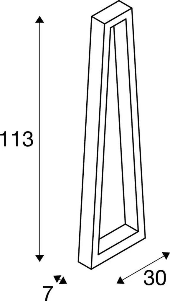 SLV 1005441 BOOKAT Modern Kültéri Állólámpa LED IP65