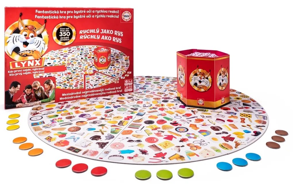 Educa Game Gyors, mint a hiúz, 350 kép