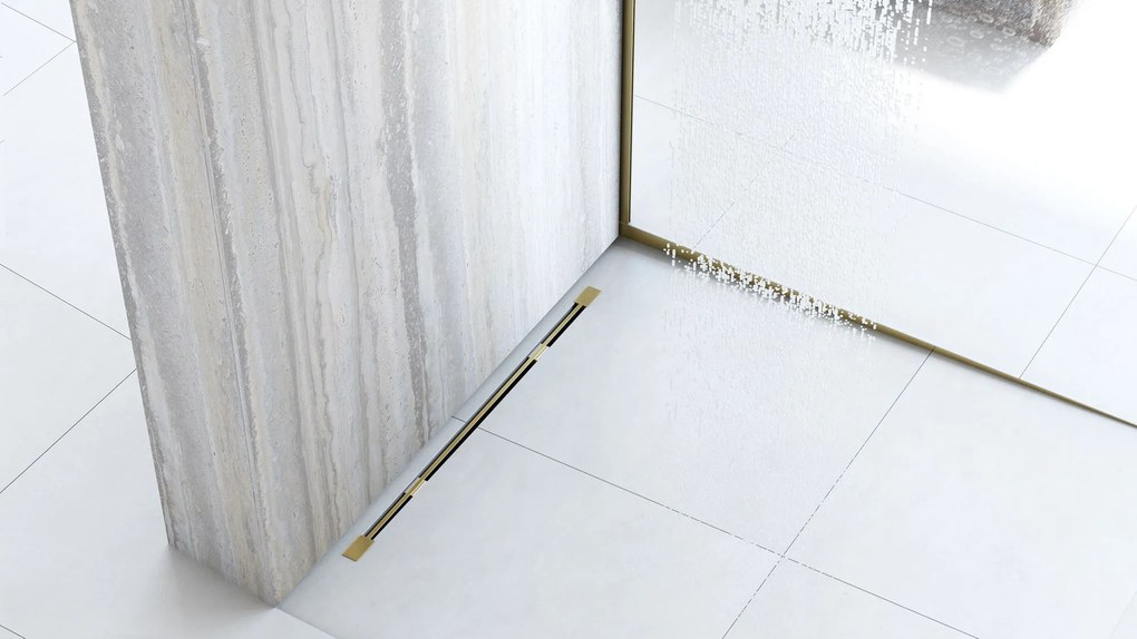 lineáris lefolyó Rea Neo Ultra Slim Pro Gold Brush 60