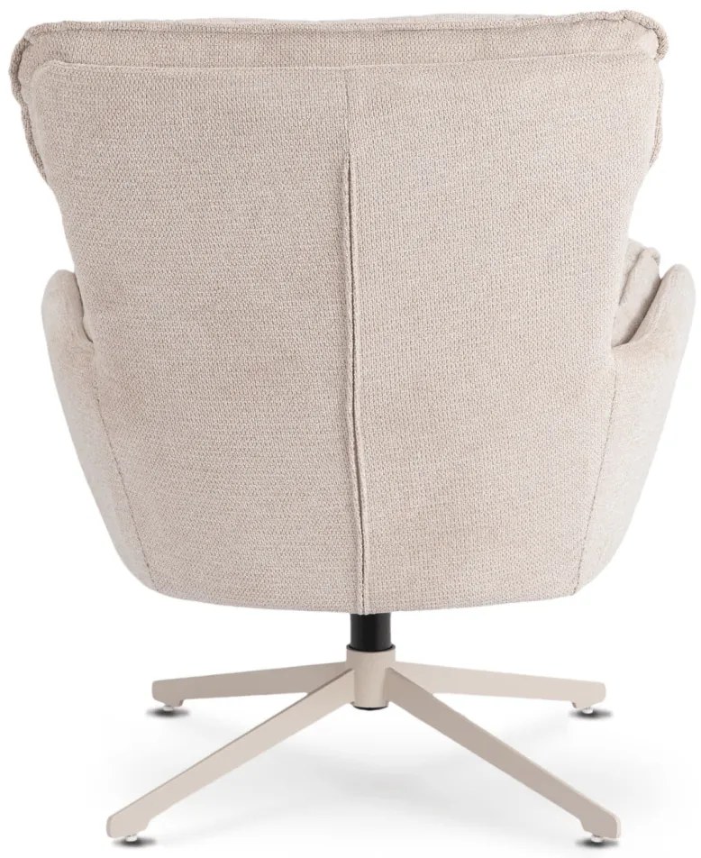 Forgó Relaxfotel Lábtartóval Krémszínben. PASADENA