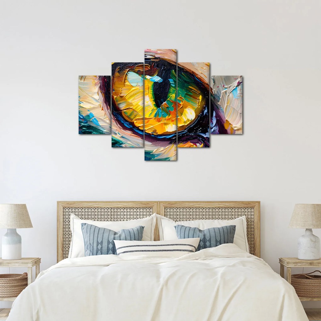 Kép - Macskaszem festmény (150x105 cm)
