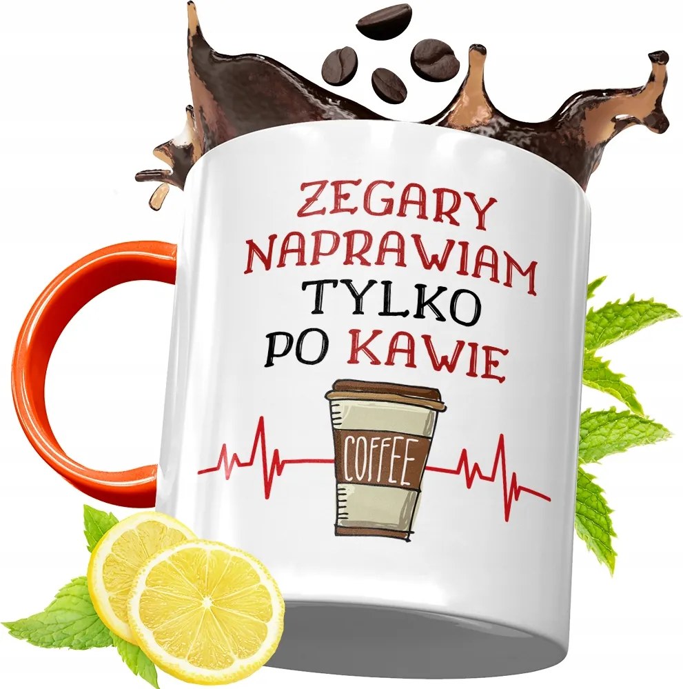 Narancssárga Bögre Óramesternek Ajándék fényképes nyomtatással