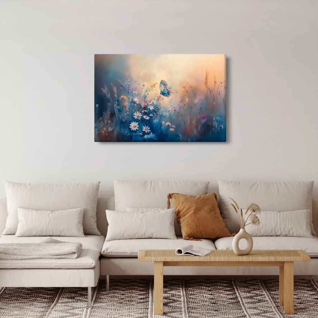 Kép - Rét pillangóval (90x60 cm)