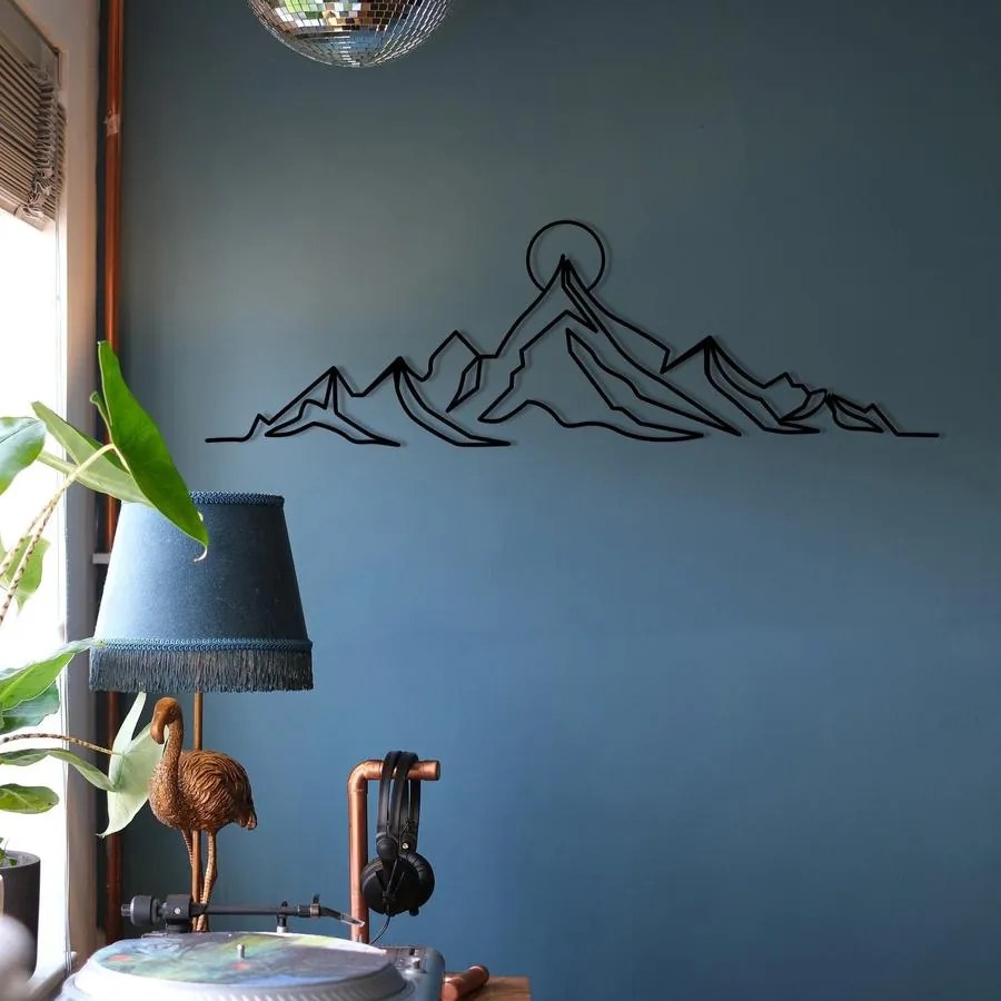 Fém fali dekoráció, Everest