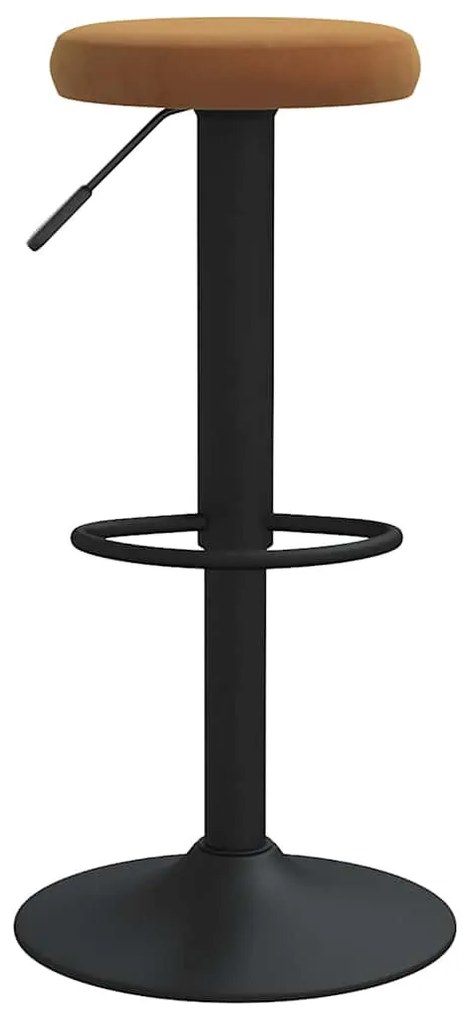 2 db barna bársony bárszék