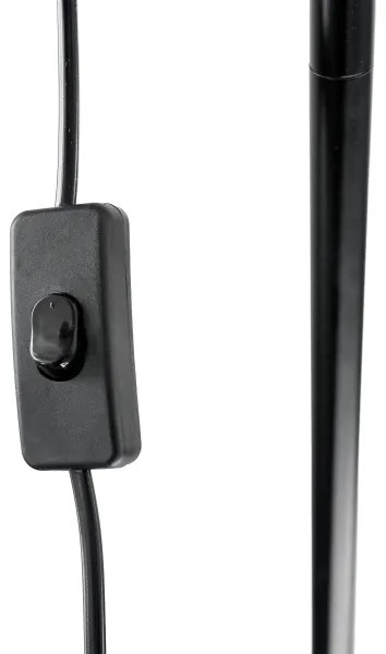 Állólámpa 1xE27/40W/230V fekete