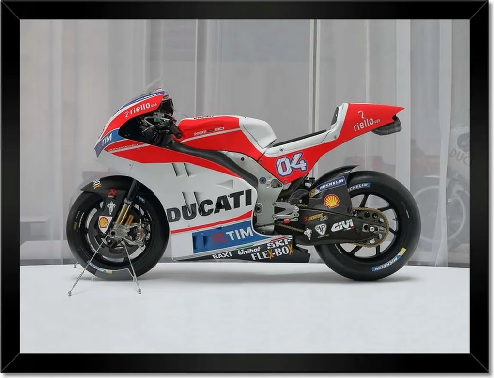Poszterek keretben 40x30 Motorkerékpár üldöző Ducati