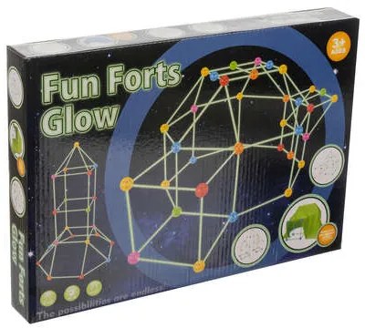 Erőd építőjáték - Funstruction - világító - 64+36 db