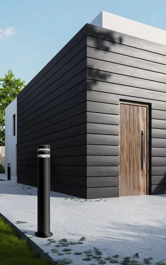 KAJA K-8206 SOLIN Modern Kültéri Állólámpa Fekete E27 IP44