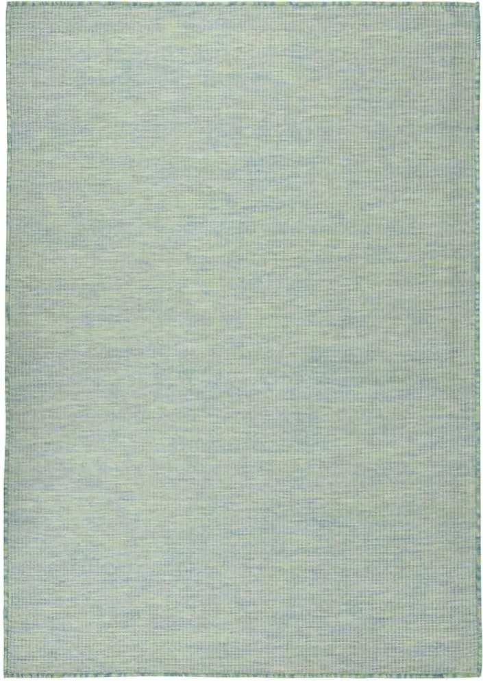 vidaXL türkizkék lapos szövésű kültéri szőnyeg 200 x 280 cm