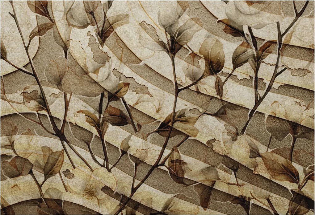 Fotótapéta Flizelin Dekoratív az irodába Klasszikus növényvilág 152x104 Ragasztó